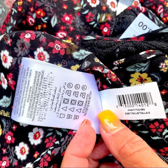 BCBGeneration Lace Yoke Bell Sleeve Top - Picture 11 of 11